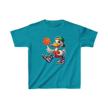 Boys Basketball Goose Heavy Cotton™ Tee